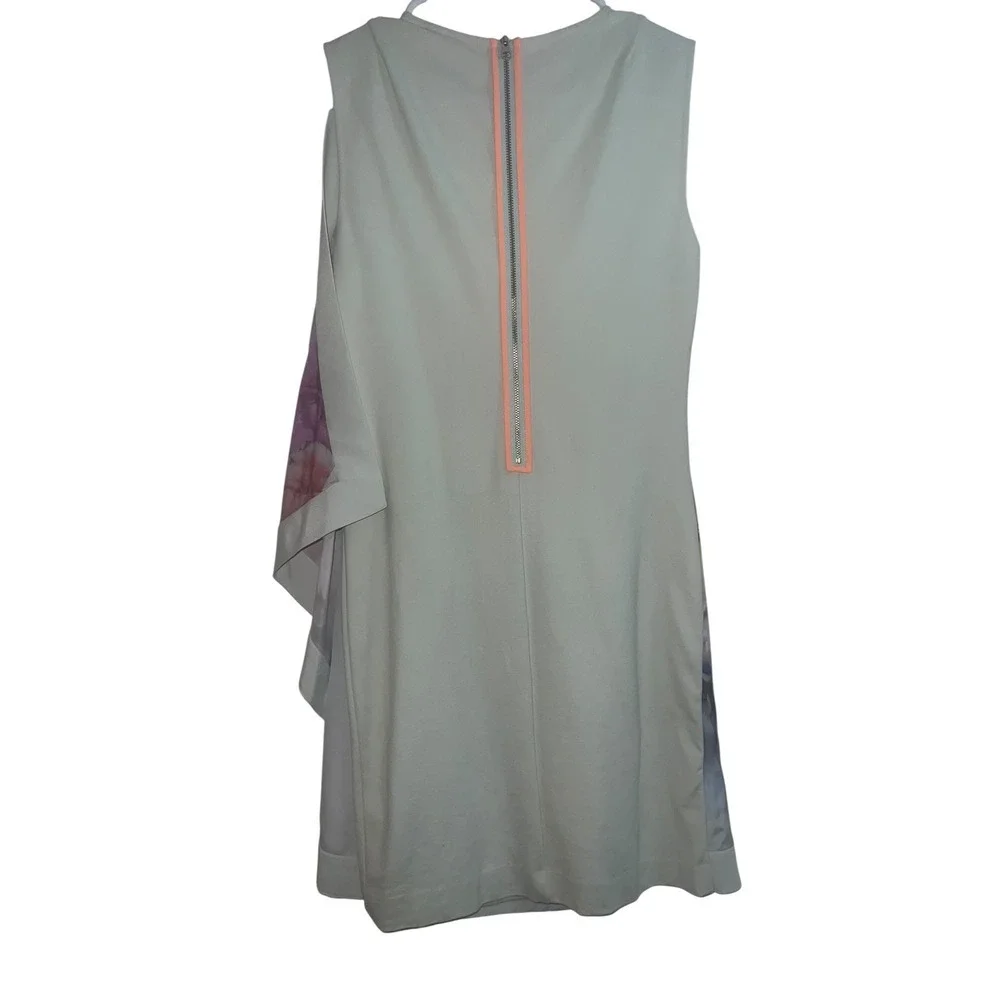 Ted Baker London Dahnni Floral Tunic Mini Dress Sz 1 Multi Viscose Cottagecore
